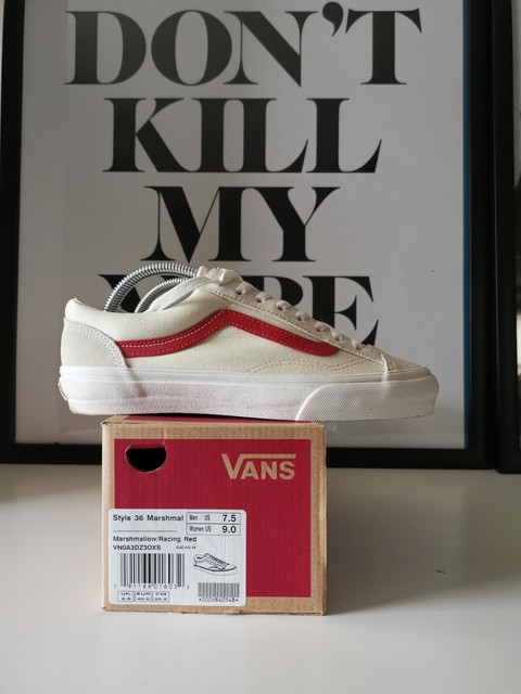 style 36 marshmallow racing red