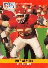1990 Pro Set #537 Mike Webster