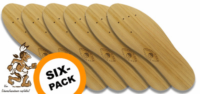 6er-Pack Zedernholzsohlen gegen Fußgeruch Zedern-Sohlen Einlegesohlen