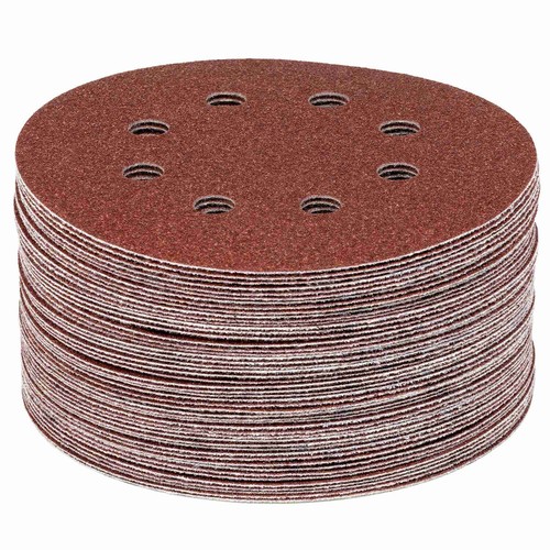 Produktbild von 50x Klingspor Klett-Schleifscheiben 125 Mm, 8-Loch – Für Holz, Farbe, Lack & Spachtel!