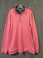 IZOD, Saltwater 1/4 Zip Pullover Classic Relaxed Long Sleeve Sweater XL