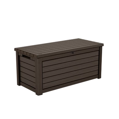Keter 165 Gallon Outdoor Patio Storage Deck Box Bench Weatherproof