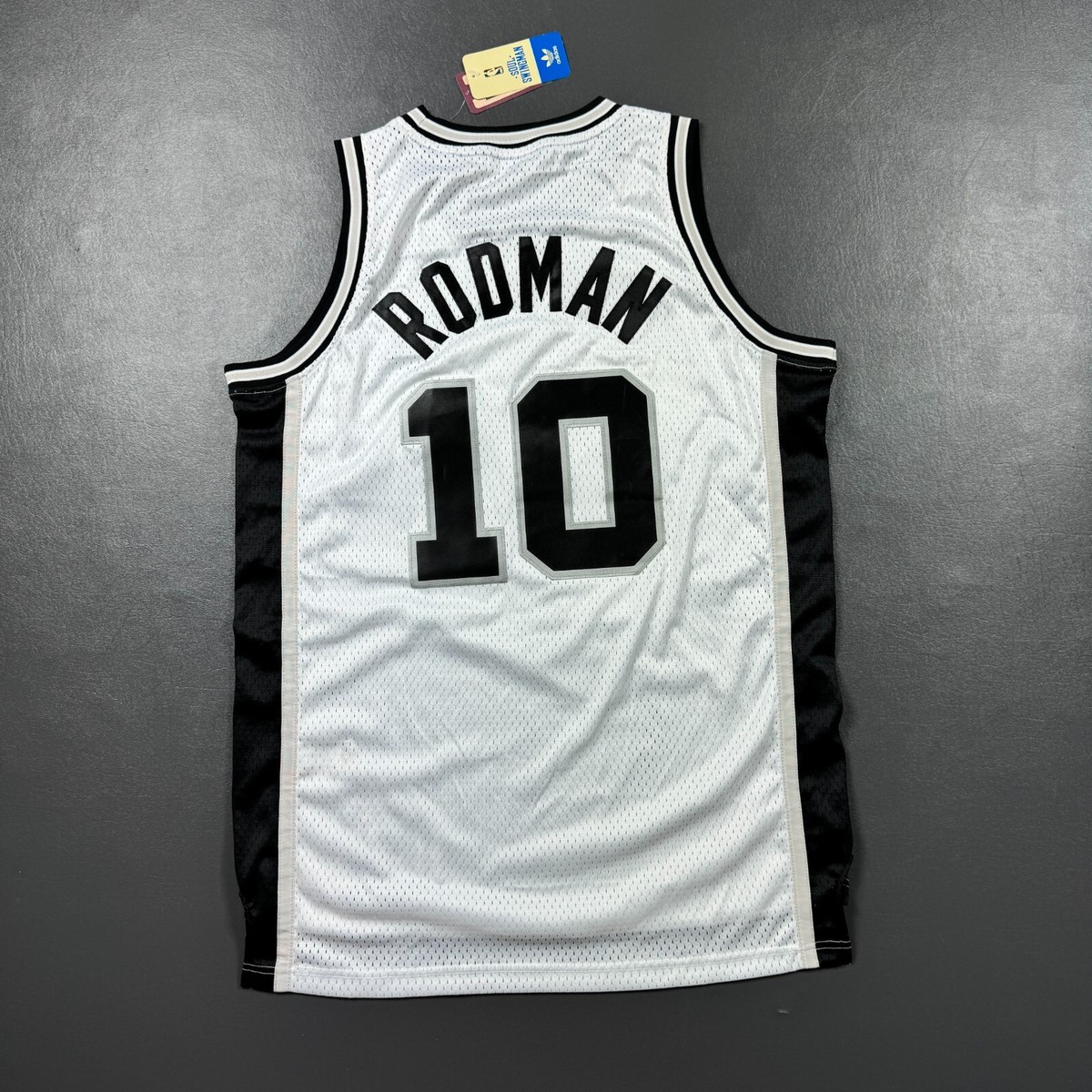 100% Authentic Dennis Rodman Vintage Adidas 93 94 Spurs Jersey