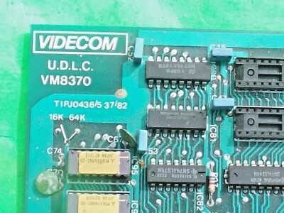 Carte Mère Vintage Videcom UDLC VM8370 Avec RAM Mitsubishi Zilog Pour Pièces