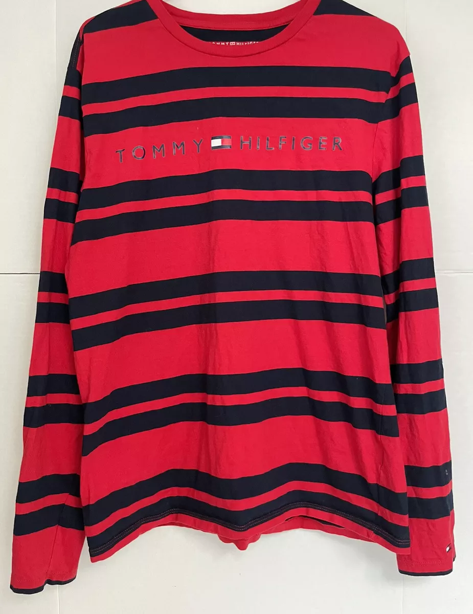 Tommy hilfiger on sale mens striped shirt