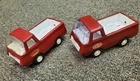 Lot 2 Vintage Tonka Toy Red mini pickup Truck Mound Minnesota Toy Red