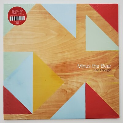 Minus The Bear - Fair Enough 12'' Single Vinyl Record NEW Sealed Colored Green