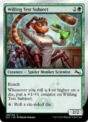 X4 Willing Test Subject Unstable LP/NM MTG Magic DNA GAMES