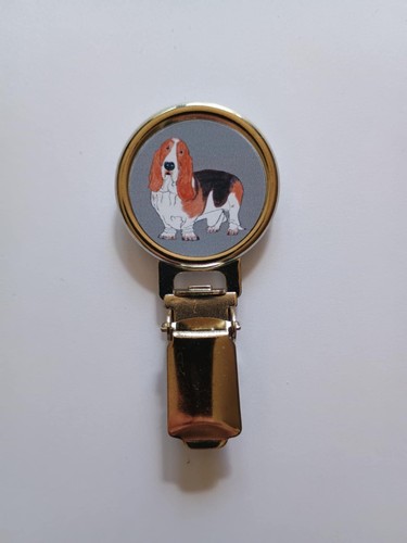 Basset Hound Dog Show Ring Number Clip - 第 1/2 張圖片