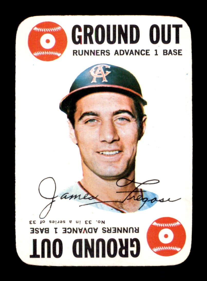 1968 Topps #33 James Fregosi Game - Crease Free