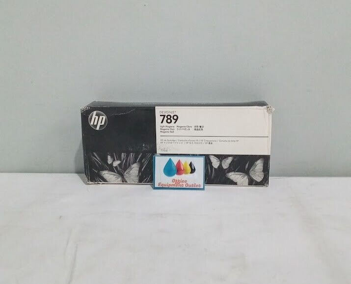 Lot 6 Cartouches HP 789 Latex Encres Originales Pour Designjet L25500 - CH615a à CH620a