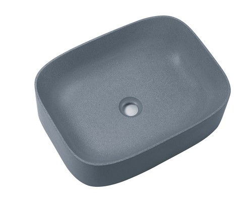 Modern Concrete Cement Oval count top basin matte pink grey white black green - Picture 5 of 13