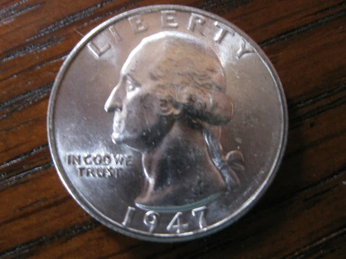 1947 S Washington Quarter Dollar Gem BU!