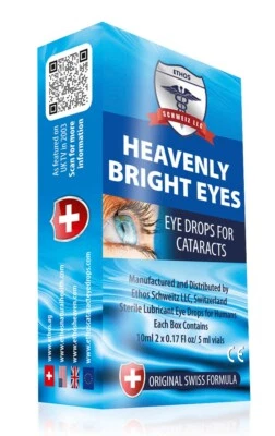 ETHOS SCHWEITZ LLC Ethos Bright Eyes NAC Augentropfen für Grauen Star 2x5ml Kostenloser Versand - Bestseller