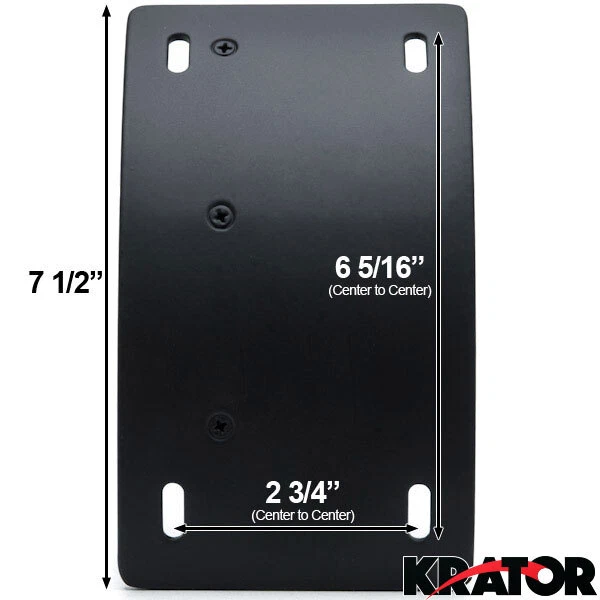 Black Curved Tag Relocator Vertical License Plate Holder Motorcycle Sportbike - Image 4 of 4