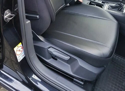 2x Maß Sitzauflage Sitzbezüge Schwarz Kunstleder für Hyundai Tucson JM
