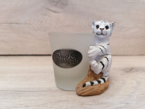 Busch GARDENS TAMPA BAY FL white tiger shot glass  - Picture 1 of 12