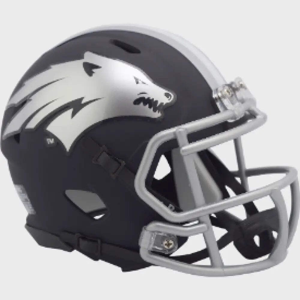 Nevada Wolfpack NCAA Mini Speed Football Helmet Matte Navy - NCAA.
