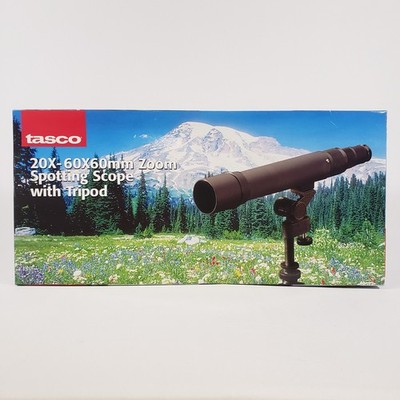 Tasco 20x 60x60mm Zoom Spotting Scope w/ Tripod Hunting / Birding New in Box