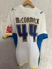 Cardiff City Match Worn football Shirt very rare McCormack v Hercules 2009/10.