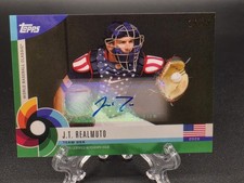 2023 Topps World Baseball Classic Global Stars #39 J.T. Realmuto Green #'d /75