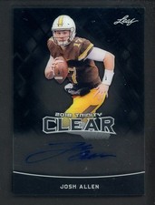 2018 Leaf Josh Allen Clear Auto