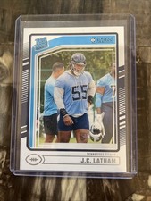 J.C. Latham Rated Rookie RC 2024 Donruss Football Card #340 Tennessee Titans
