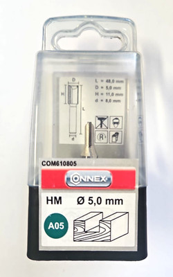 Connex 5mm  8mm Nutfräser HM COM10805