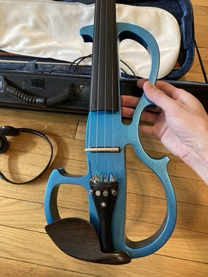 Cecilio Electric Violin with Bow, Cord, Headphones, Case | eBay