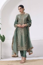 Pakistani Mint Salwar Kameez Ready to Wear Indian Wedding Dress Party Bollywood