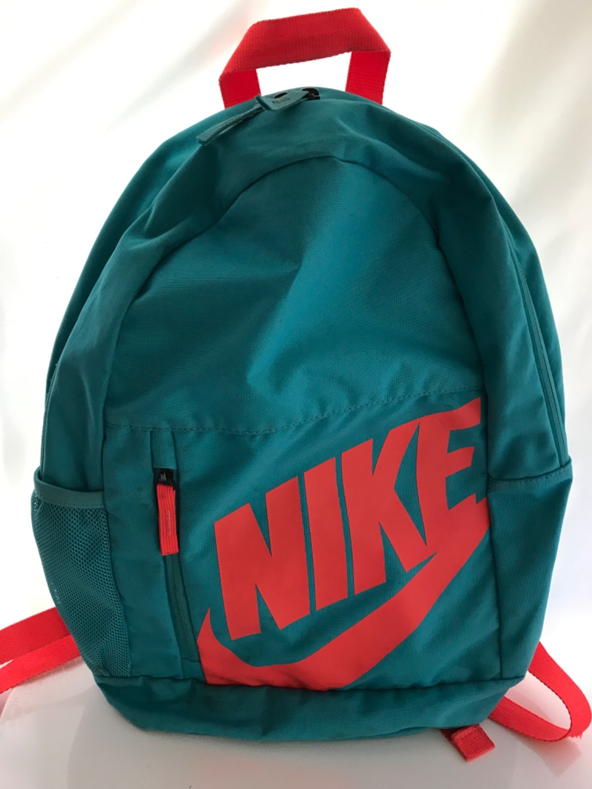 Youth Kids Nike Elemental Graphic Backpack Teal/Neon Orange 
