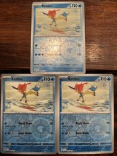 (3) Pokemon TCG Keldeo 044/162 Reverse Holo LOT! Temporal Forces