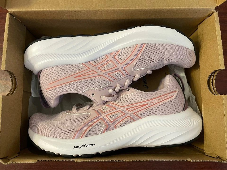 ASICS Gel-Contend 9 (Mujer) - Cuenca Rosa/Rojo Desierto (US 5 1/2) Foto 3 de 4