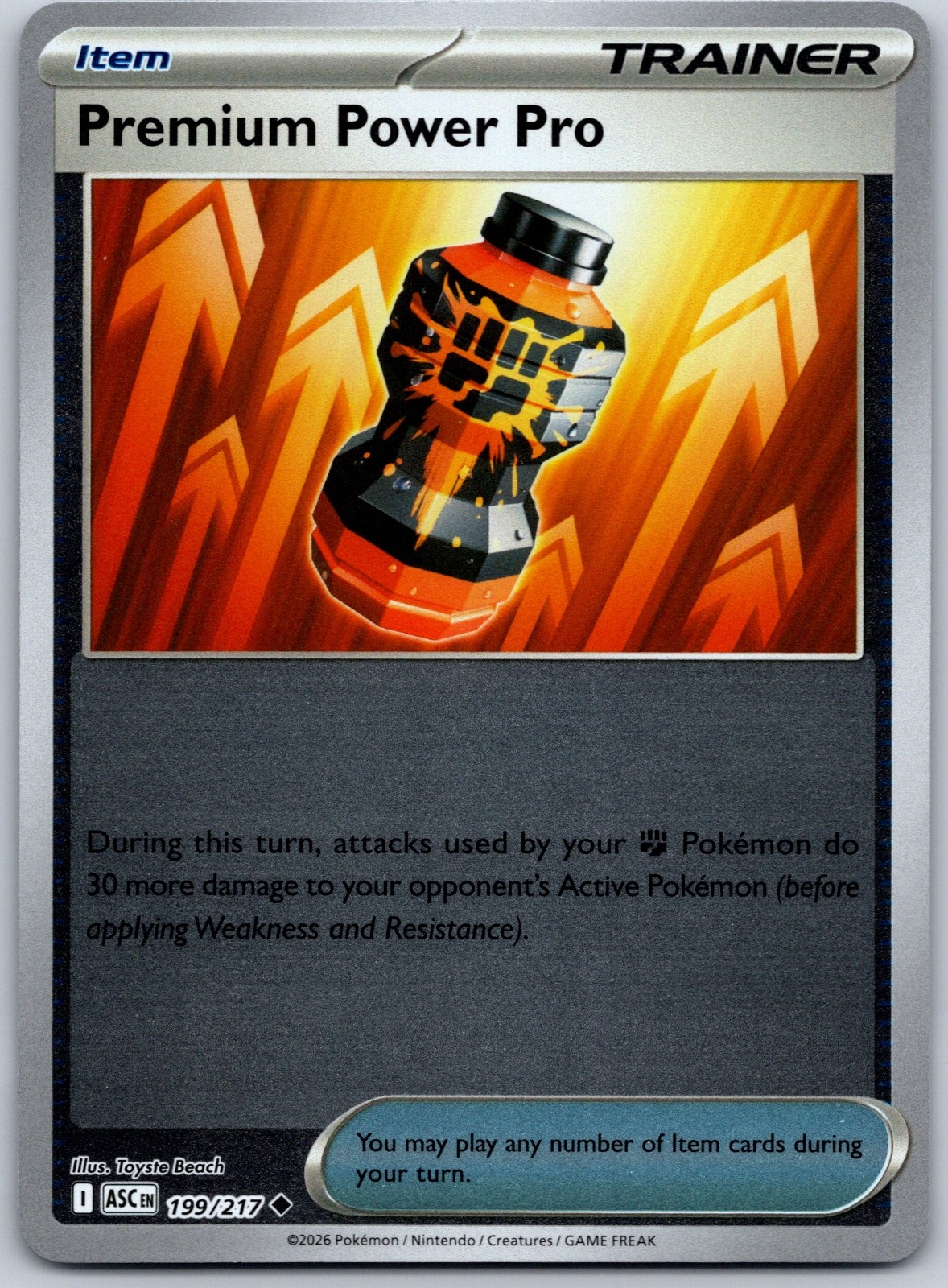 Premium Power Pro Reverse Holo Uncommon ME: Ascended Heroes 199/217 NM
