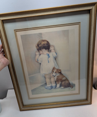 Print Gutmann & Gutmann  In Disgrace  Wooden Framed Matted 22 x 17.5 Inch