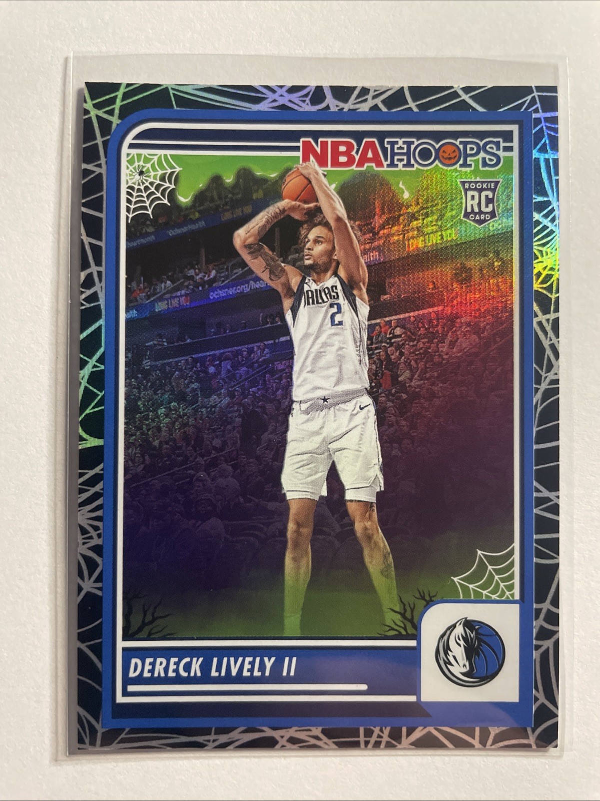 2023-24 Panini Haunted Hoops - Dereck Lively #253 Holo Webs (RC)