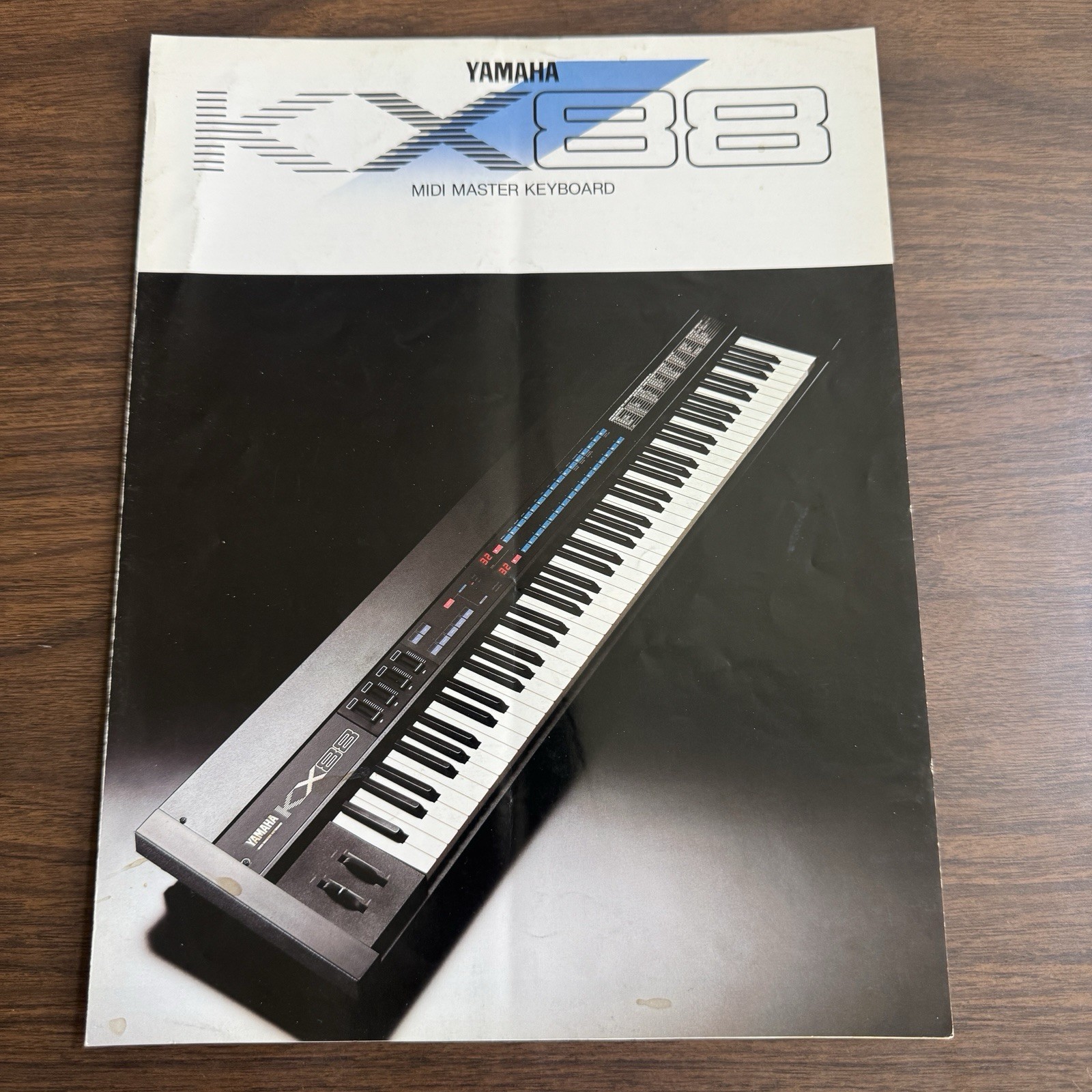 Vintage 1985 Yamaha KX88 MIDI Master Keyboard Original Sales Brochure Japan