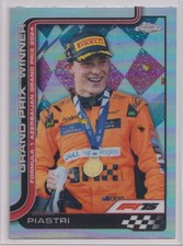 2025 Topps Chrome F1 GP Winner Oscar Piastri McLaren F1 #109 Refractor