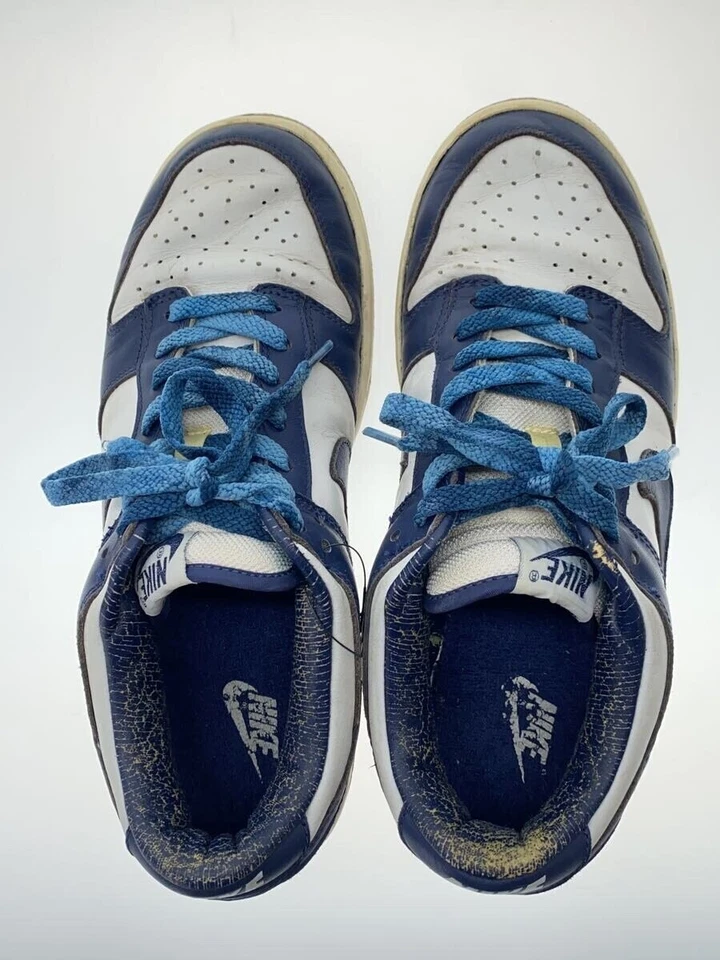 Nike Dunk Low Cl Dunk Low White 304714 142 28Cm Nvy KBR05 - Image 3 of 4