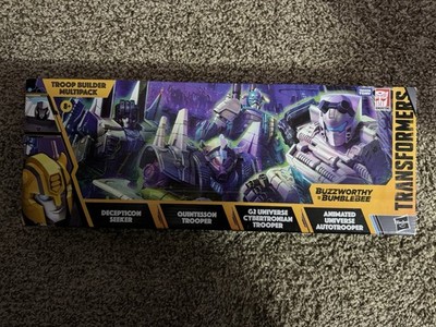 Transformers Buzzworthy Bumblebee 4-pack Troop Builder Multipack Target Seeker