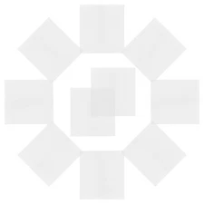  10 Pcs Needle Point Canvas Plastic Mesh Sheets DIY Needlework Fabric Embroidery