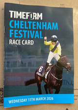 TIMEFORM CHELTENHAM FESTIVAL RACECARD 11th MARCH 2026