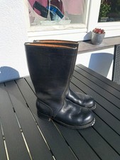 Militaria 2WK-Offiziersstiefel mit Boulevardbeschlag und neuer Sohle (Gr. 39/40)