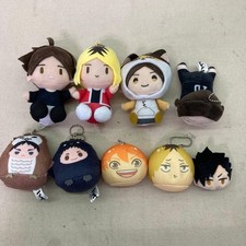 Haikyuu Mascot Plush Nine Piece Set Anime Character Collectibles Bundle