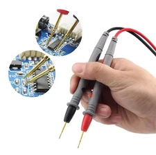 Multimeter Probe Test Leads 1000V 20A Gold-Plated Tip Precision Test Line - NEW