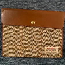 Hobonichi Harris Tweed Planner Cover A5 Cousin USED from JAPAN