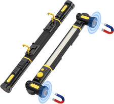 Magnetic Work Light, 5200Mah Rechargeable LED Work Light Bar, 3000LM Bright unde