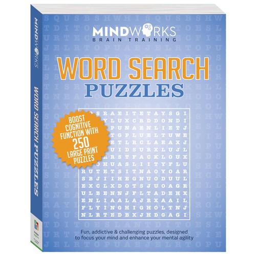 Mindworks: Word Search Puzzles - Puzzle Book for Adults, Brain Training, Tra...