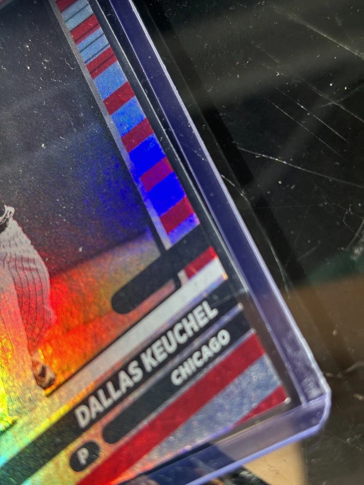 2021 Donruss Dallas Keuchel Red Foil /2021 Parallel Chicago White Sox #187 - Image 3 of 4