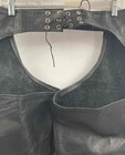 Wild Ride Mens Black Leather Adjustable Waist Riding Chaps Size Medium — photo 5